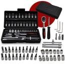 Kit de ferramentas multiuso com 46 peças e estojo