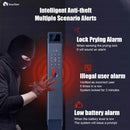 Fechadura inteligente SmaerDeer com câmera, reconhecimento facial 3D, fechadura eletrônica com campainha visual para vigilância por vídeo