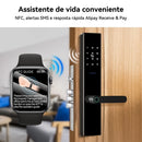 Relógio inteligente série 9 AMOLED smartwatch masculino 2024 NFC GPS rastreador tela 320*385 relógio HD 9