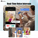 Fechadura inteligente SmaerDeer com câmera, reconhecimento facial 3D, fechadura eletrônica com campainha visual para vigilância por vídeo