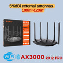 Tenda AX1500/AX3000 Wifi 6 Mesh WIFI Gigabit Router 2.4G 5GHz Dual-Band RX12 PRO WIFI6 Wireless Signal Amplifier WiFi Repeater